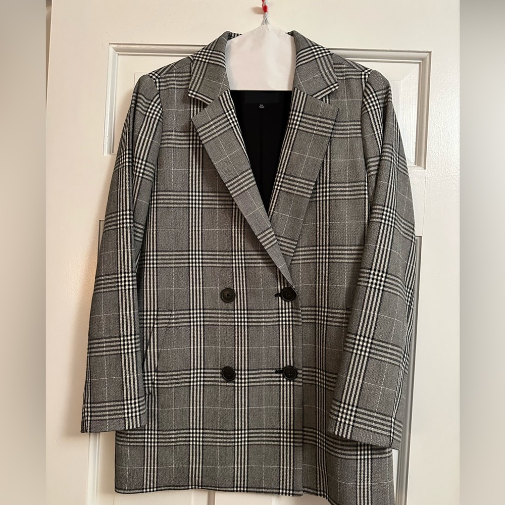 Madewell  plaid blazer